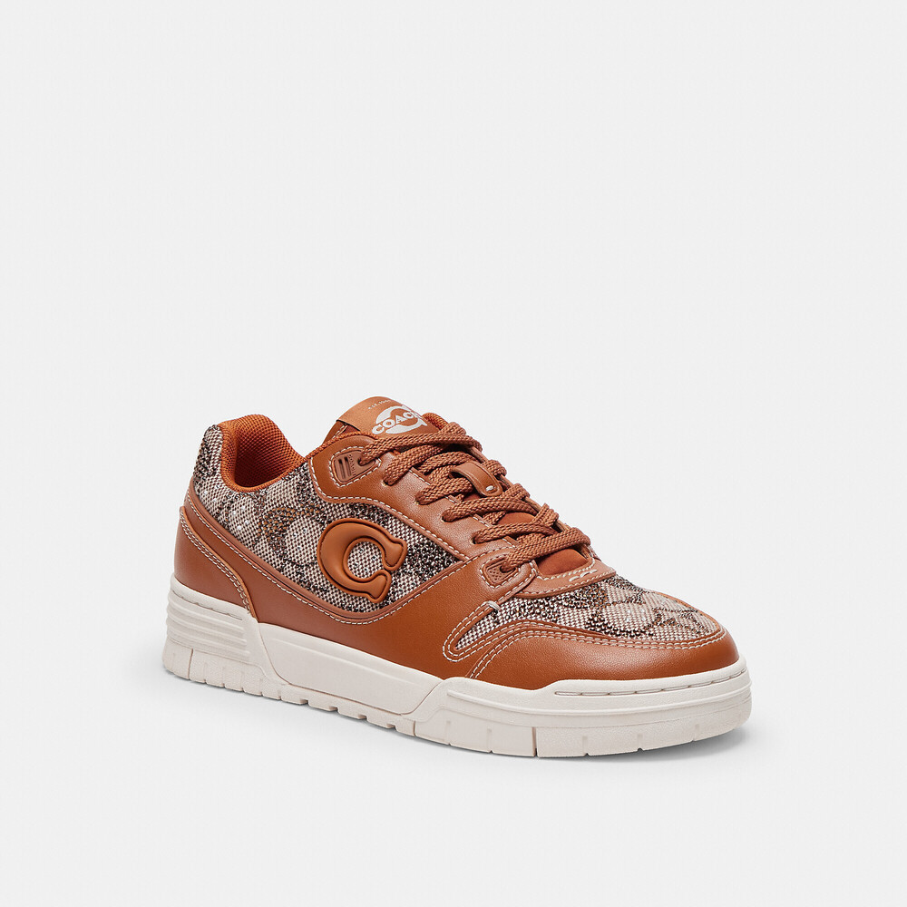 Coach Soho Sneaker In Crystal Signature Jacquard